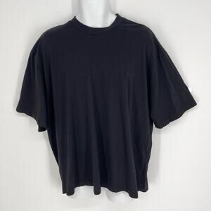 Cotton Citizen NEW Bowie T-Shirt Tee UNISEX Sz M Jet Black Boxy Fit Stretch